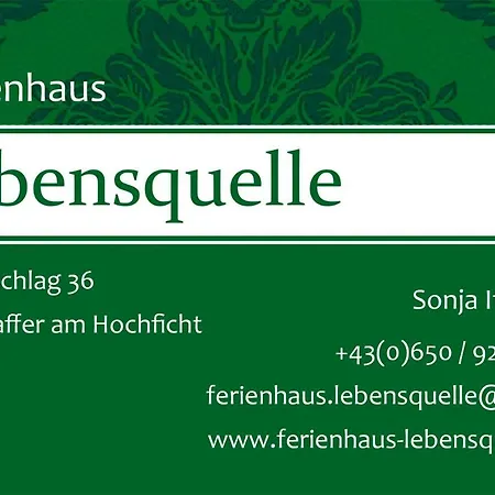 Ferienhaus Lebensquelle *